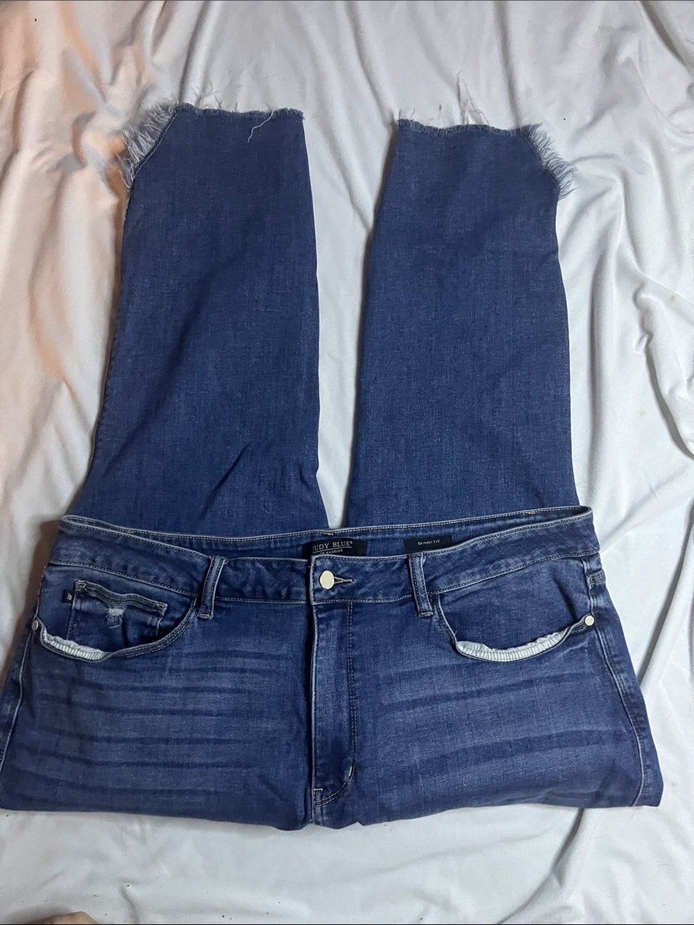Judy Blue Distressed Skinny Jeans - Picture 5 of 13